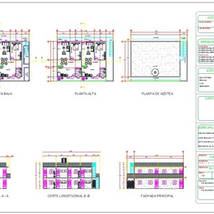 Proyecto: Casa - Habitacion. Plano Arquieconico, Gaviotas Sur - Sector Monal. Centro, Taba